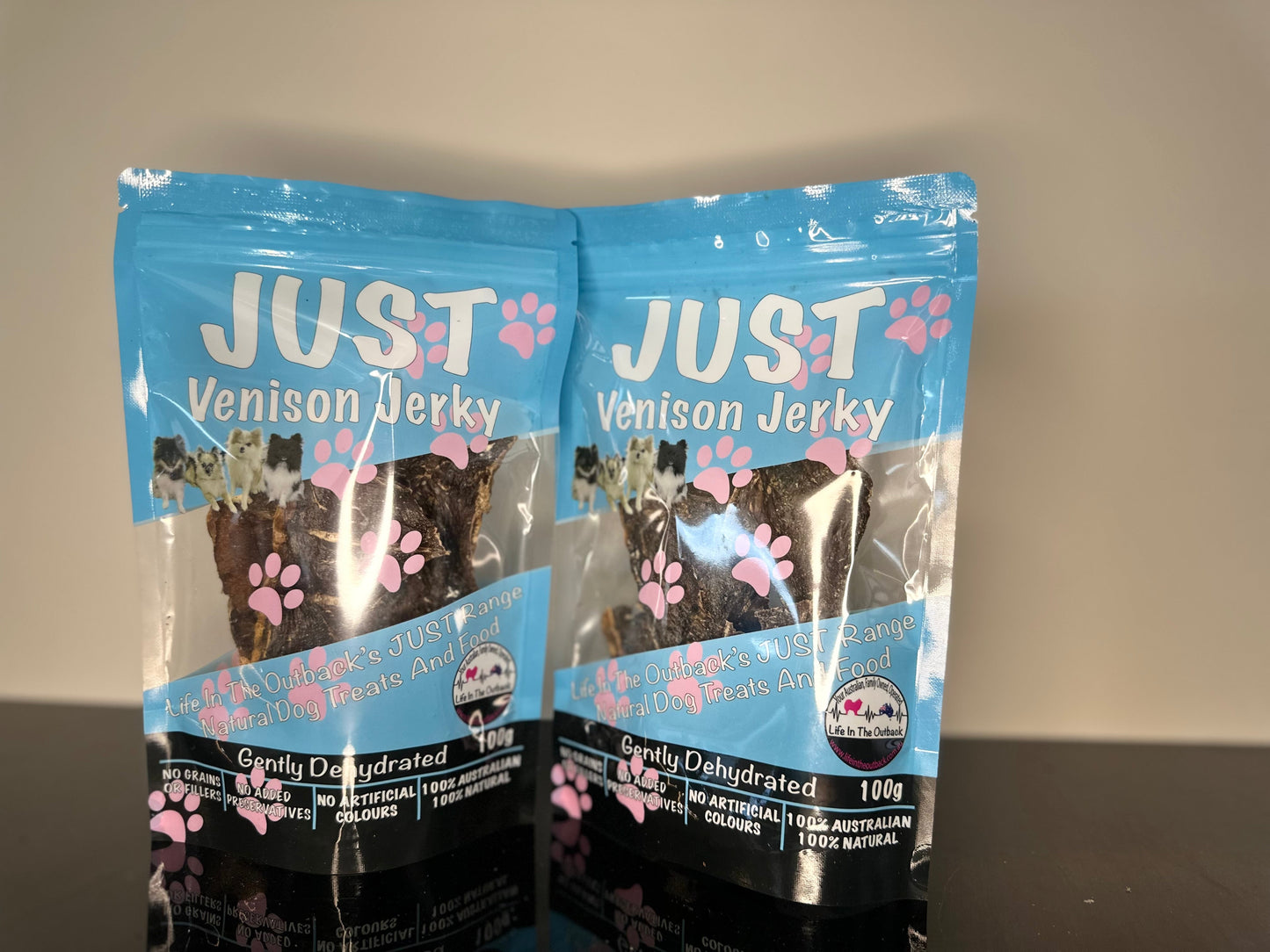 1x Just Venison Jerky Pet Care > Pet Food > Dog Food Life in the outback