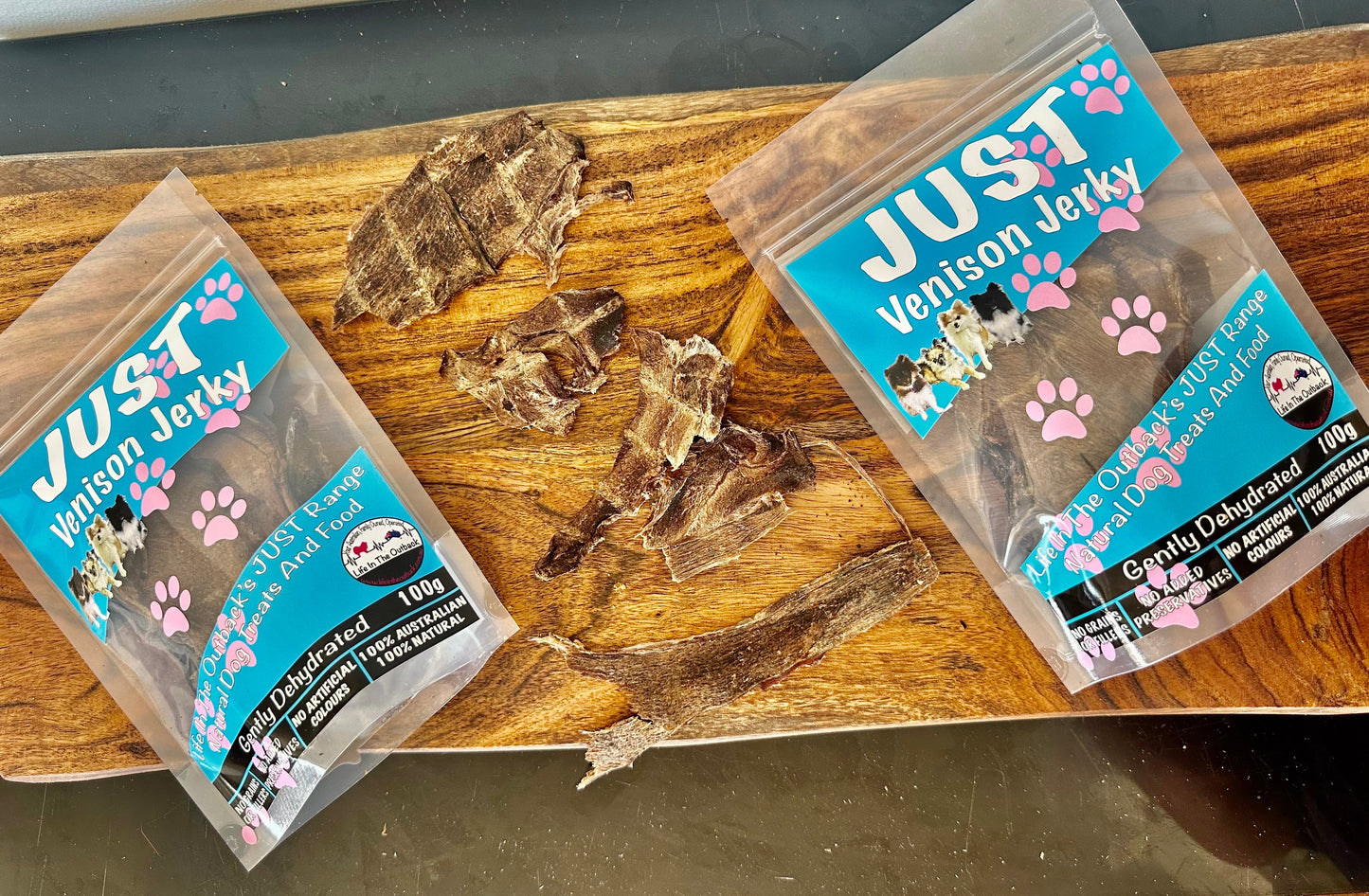 1x Just Venison Jerky Pet Care > Pet Food > Dog Food Life in the outback