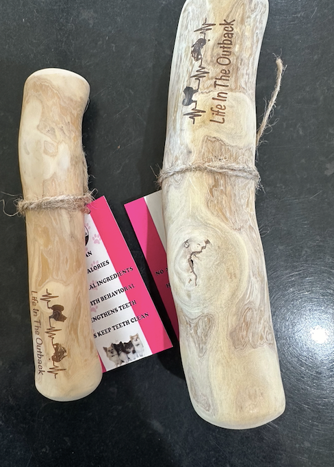 1x Life in the outback COFFEE WOOD CHEWS - Medium Pet Care > Pet Food > Dog Food Life in the outback