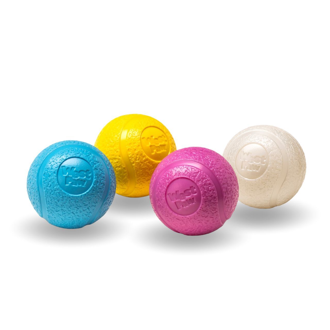 West Paw Boundr Fetch Dog Toys - Pack of 2 Balls - Guaranteed Tough Eco friendly dog toy West Paw Design