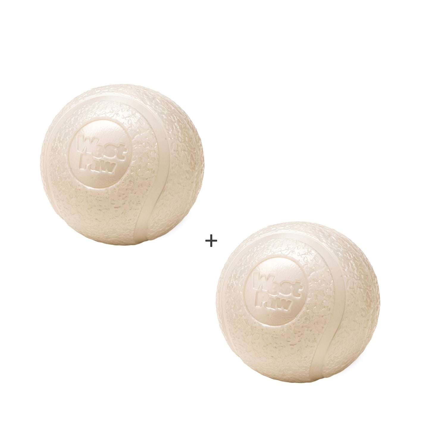 West Paw Boundr Fetch Dog Toys - Pack of 2 Balls - Guaranteed Tough Eco friendly dog toy West Paw Design Glow