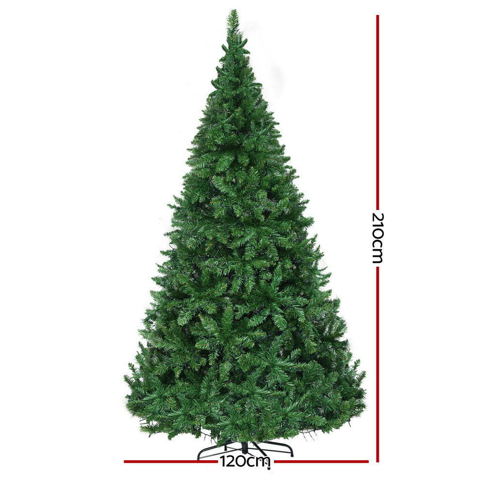 Jingle Jollys Christmas Tree 2.1m Xmas Tree Decorations 1134 LEDs Occasions > Christmas > Christmas Trees Woofy and Whiskers