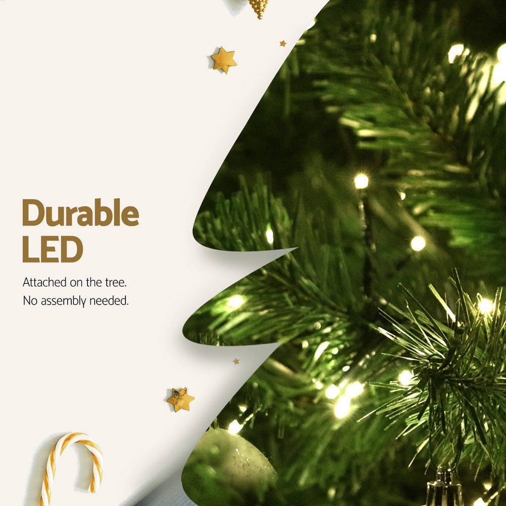 Jingle Jollys Christmas Tree 2.1m Xmas Tree Decorations 1134 LEDs Occasions > Christmas > Christmas Trees Woofy and Whiskers