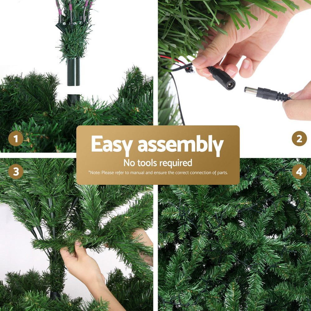 Jingle Jollys Christmas Tree 2.1m Xmas Tree Decorations 1134 LEDs Occasions > Christmas > Christmas Trees Woofy and Whiskers