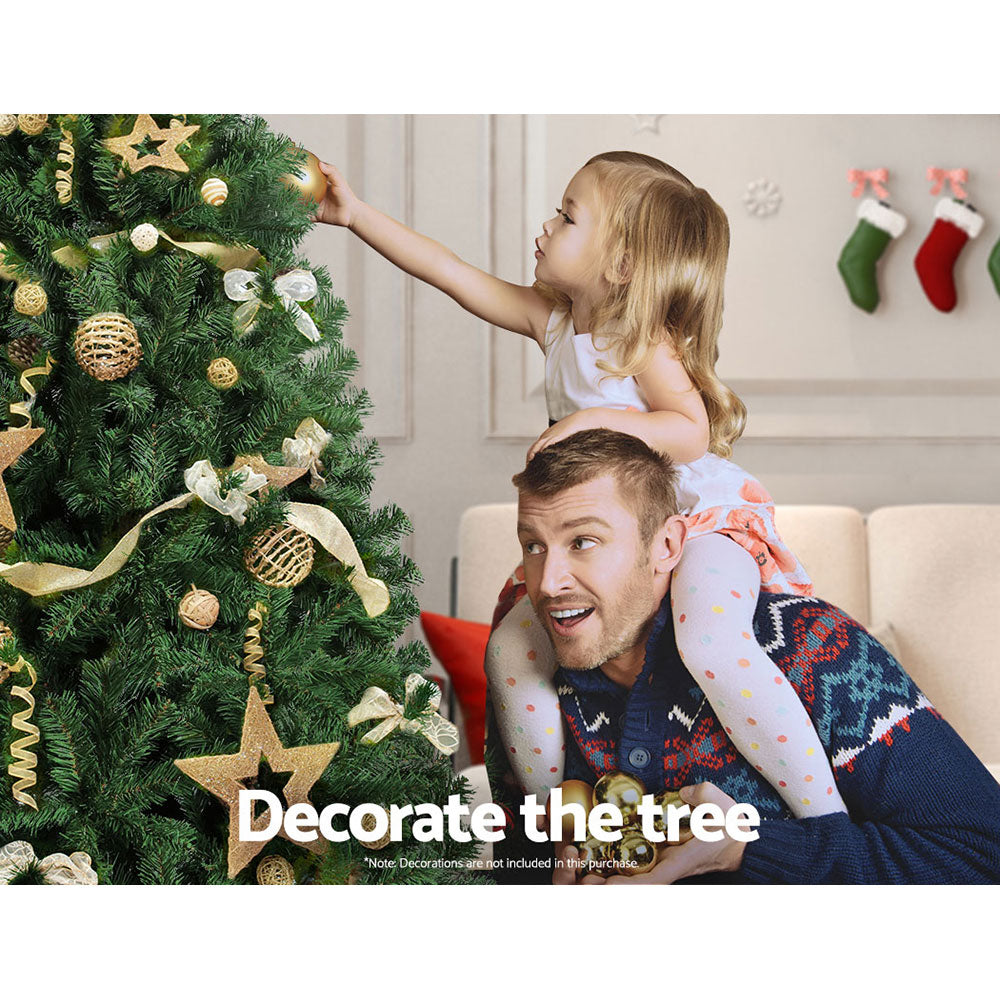 Jingle Jollys Christmas Tree 2.1M Xmas Tree Decorations Green 1250 Tips Occasions > Christmas > Christmas Trees Woofy and Whiskers