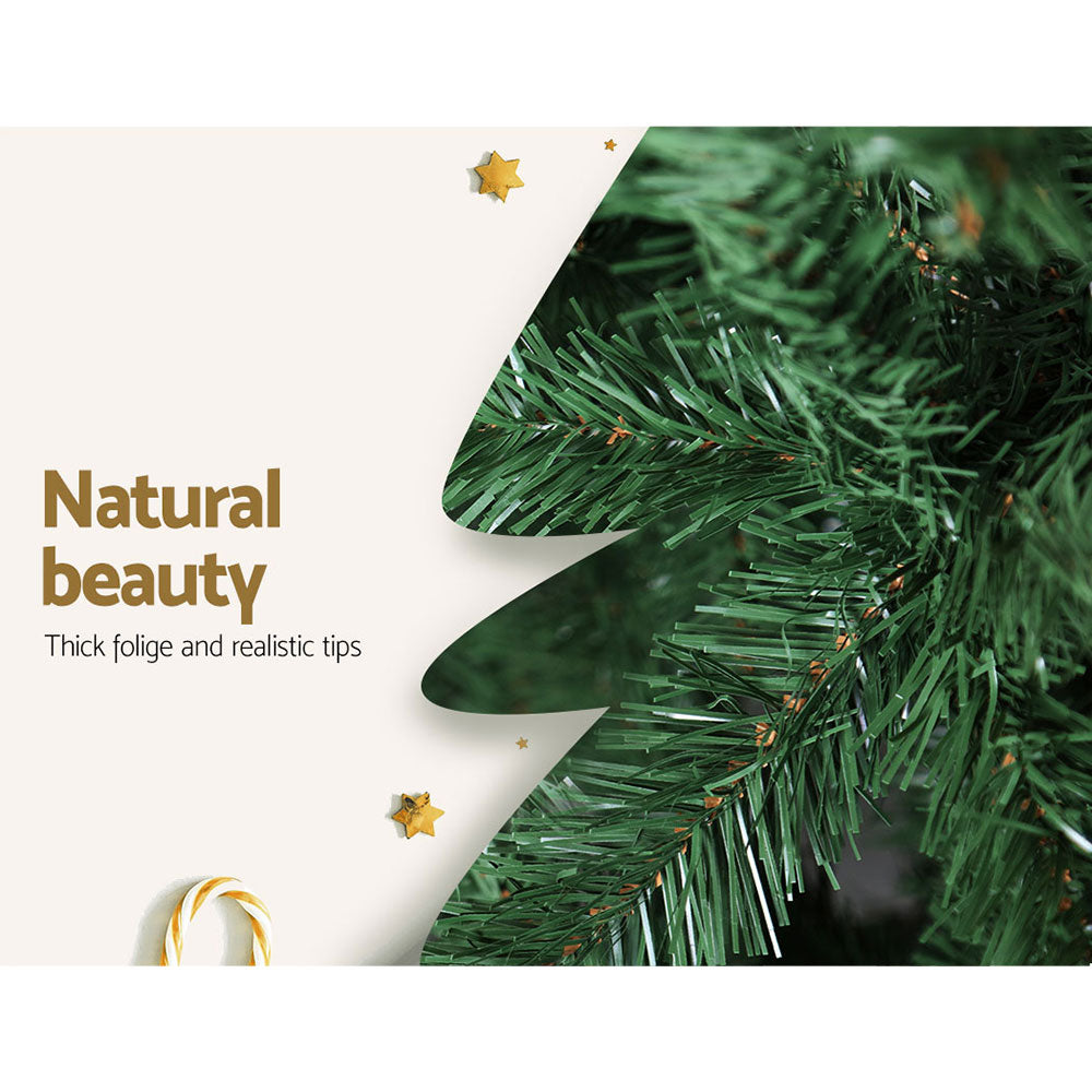 Jingle Jollys Christmas Tree 2.1M Xmas Tree Decorations Green 1250 Tips Occasions > Christmas > Christmas Trees Woofy and Whiskers