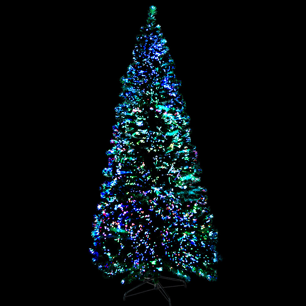 Jingle Jollys 1.8m Christmas Tree Optic Fibre LED Xmas tree 300 Tips Occasions > Christmas > Christmas Trees Jingle jollies