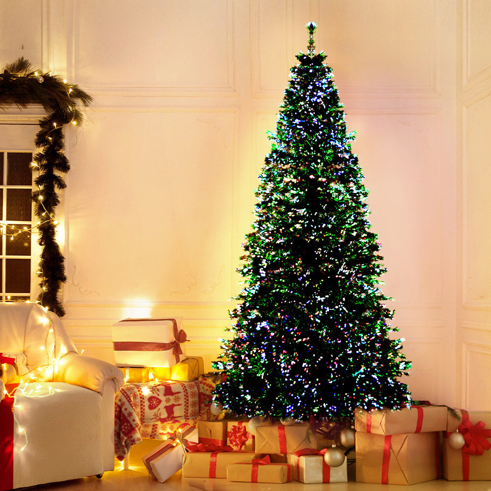 Jingle Jollys 1.8m Christmas Tree Optic Fibre LED Xmas tree 300 Tips Occasions > Christmas > Christmas Trees Jingle jollies
