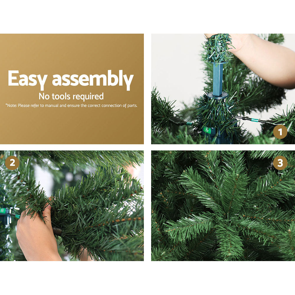 Jingle Jollys Christmas Tree 2.1m Green Xmas Tree Decorations 905 Tips Occasions > Christmas > Christmas Trees Woofy and Whiskers