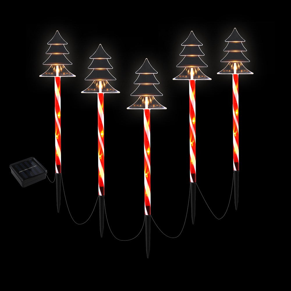 25 LED 5 PCS Christmas Lights Path Ground Light Garden Decorations Jingle Jollys Occasions > Christmas > Outdoor Decorations & Lights Woofy and Whiskers