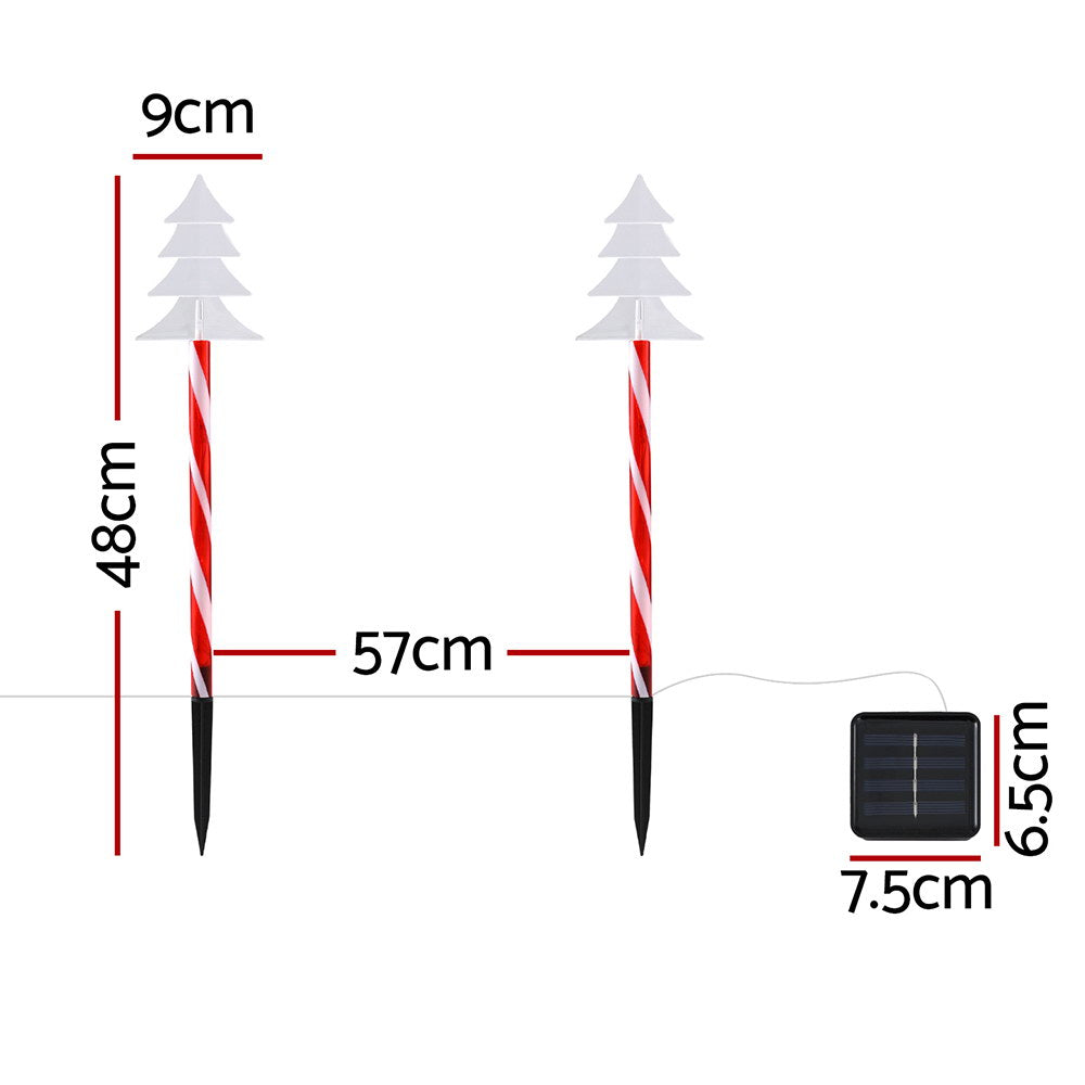 25 LED 5 PCS Christmas Lights Path Ground Light Garden Decorations Jingle Jollys Occasions > Christmas > Outdoor Decorations & Lights Woofy and Whiskers