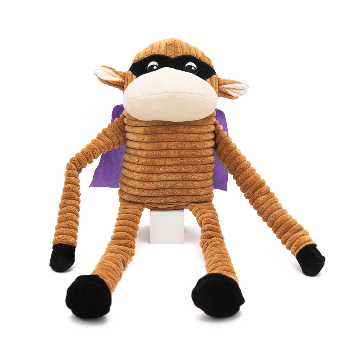 Zippy Paws Spencer the Crinkle Monkey Long Leg Plush Dog Toy - Purple Dog toys zippy paws Superhero 43cm