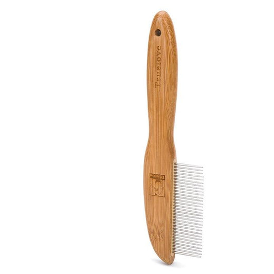 Bamboo Grooming Brush with Fine Toothed Comb Grooming products True Love