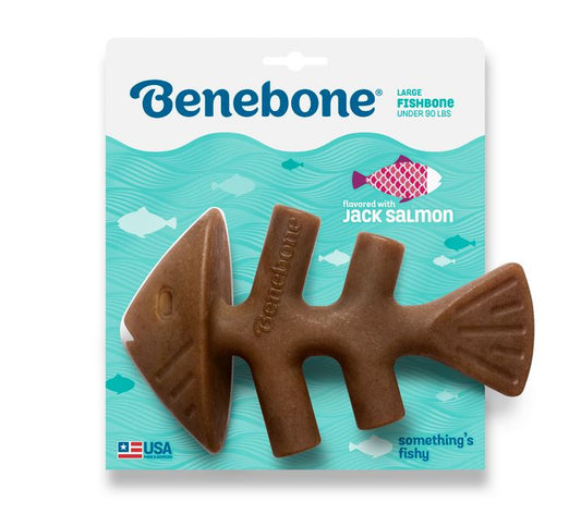 Benebone – Jack Salmon Fishbone Dog toys Benebone Small