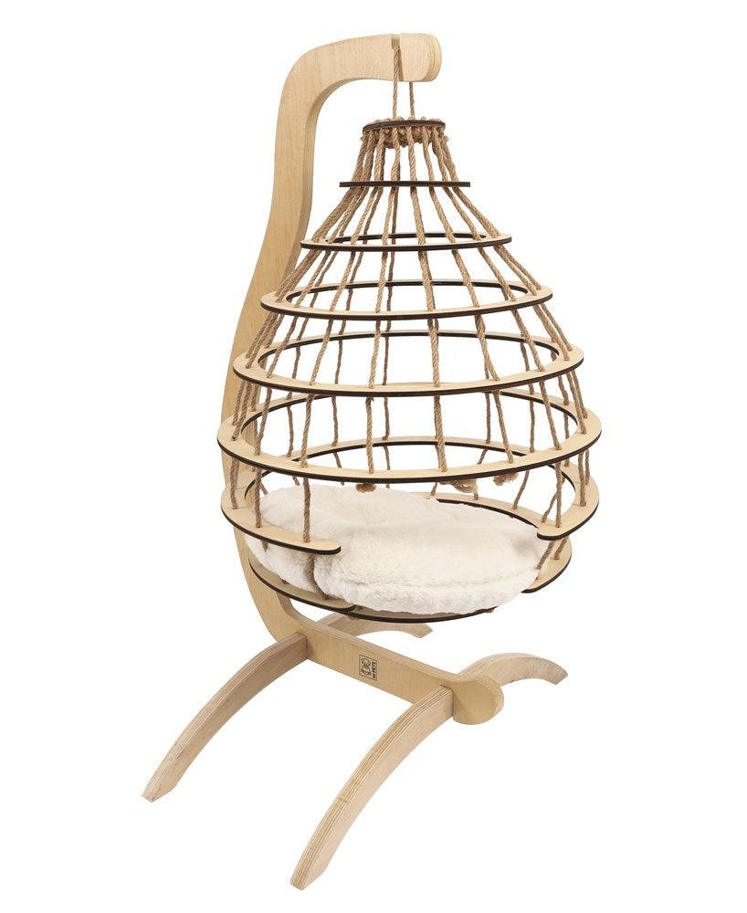 Comfy Cat Bed "Luxury Hanging Elevated with Cozy Cushion for Your Feline Friend" Cat bed M-Pets