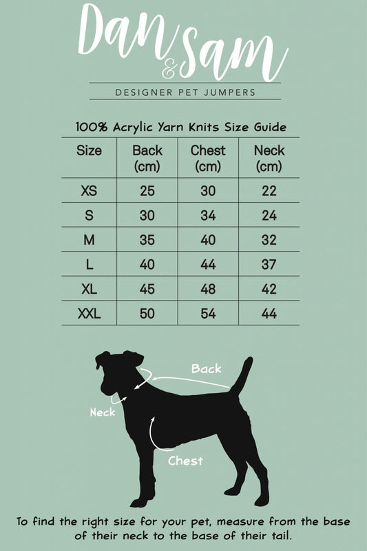 Dan & Sam – Dog Jumper with Leg Straps – Grooving Dog Sweater Dan & Sam