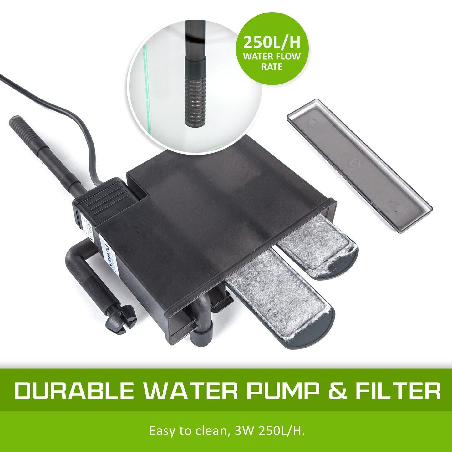 Dynamic Power Aquarium Fish Tank 39L Starfire Glass Pet Care > Aquarium Dynamic Power
