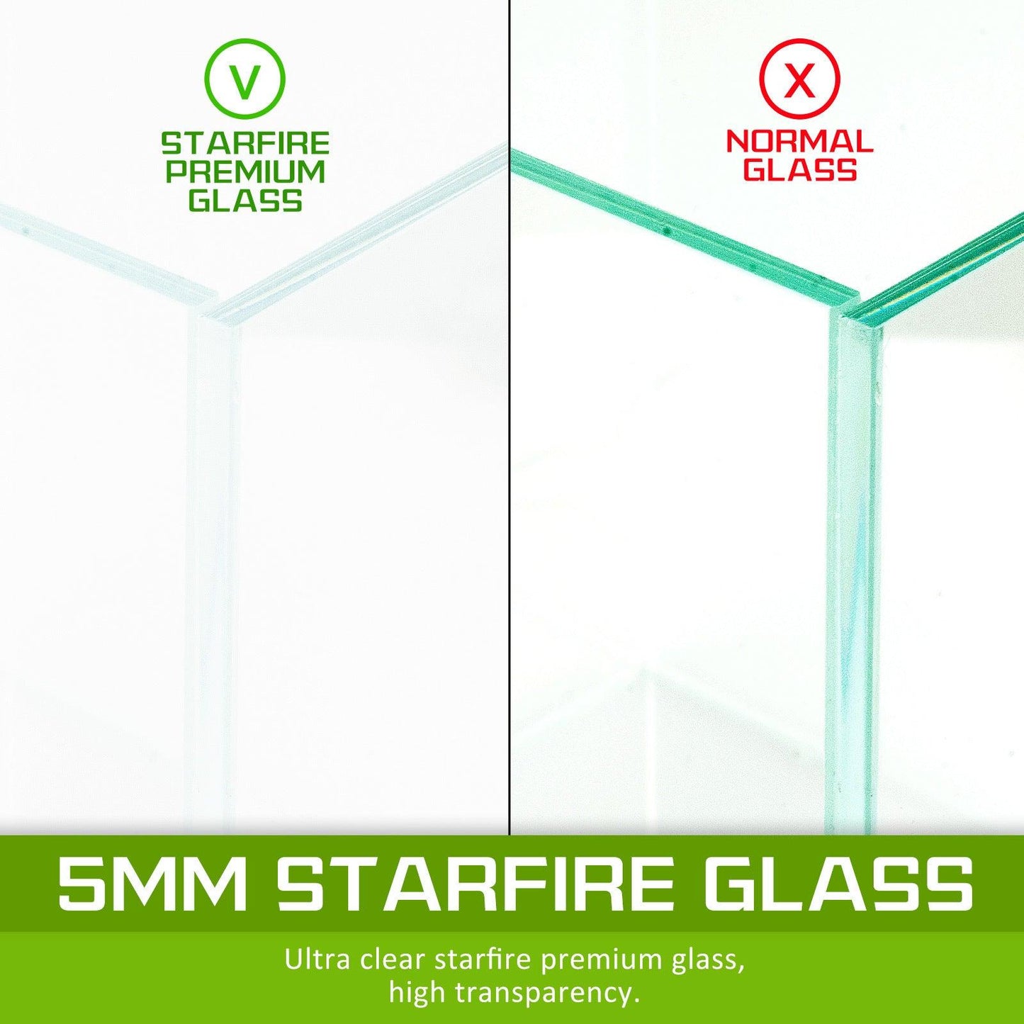 Dynamic Power Aquarium Fish Tank 39L Starfire Glass Pet Care > Aquarium Dynamic Power