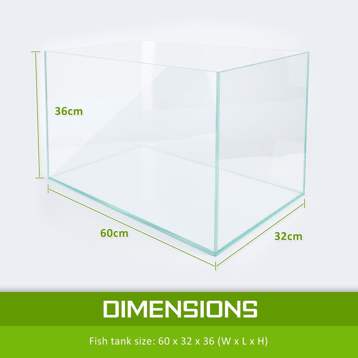 Dynamic Power Aquarium Fish Tank 70L Starfire Glass Pet Care > Aquarium Dynamic Power