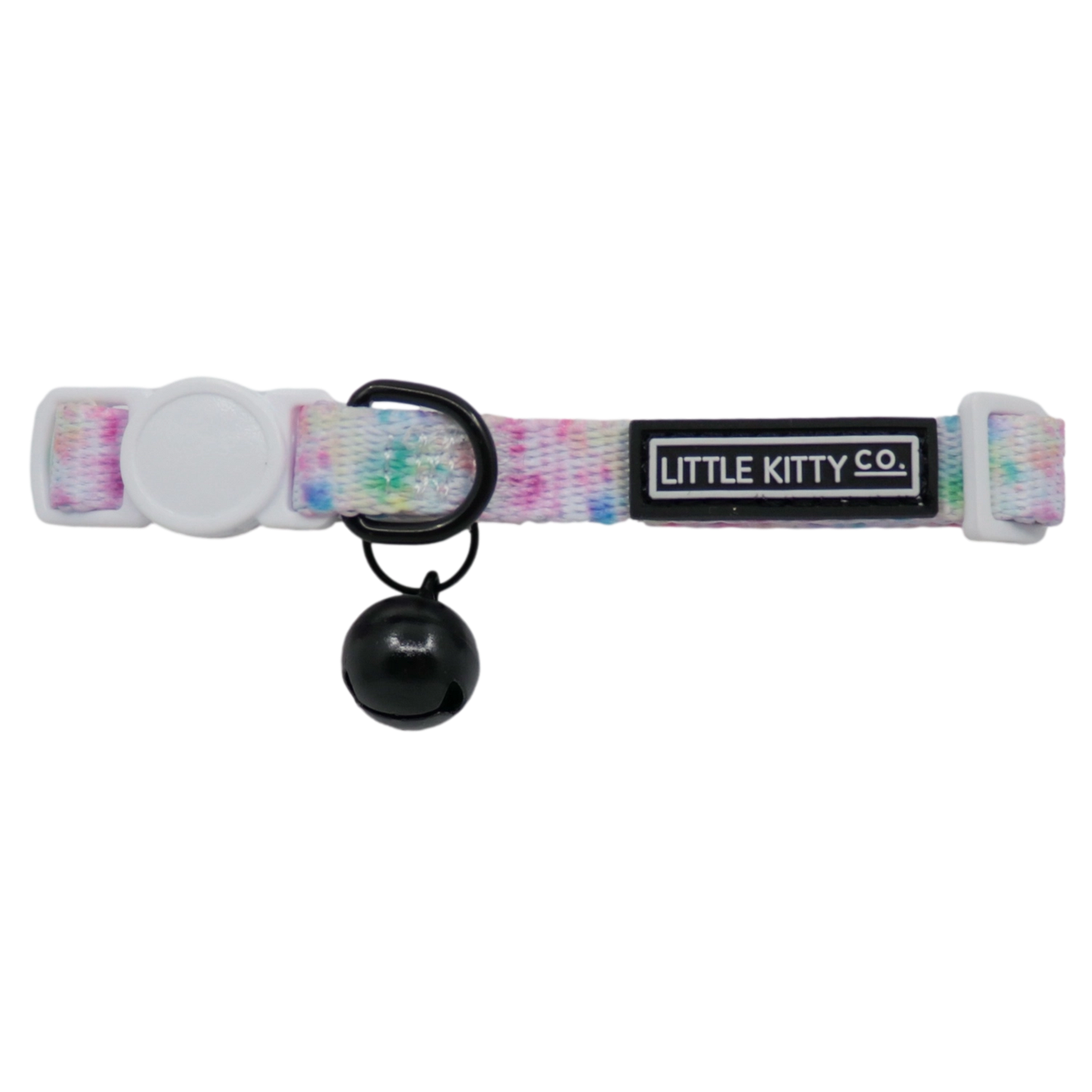 Cat Collar & Bow Tie: Cotton Candy cat collar & Bow Tie Little Kitty Co