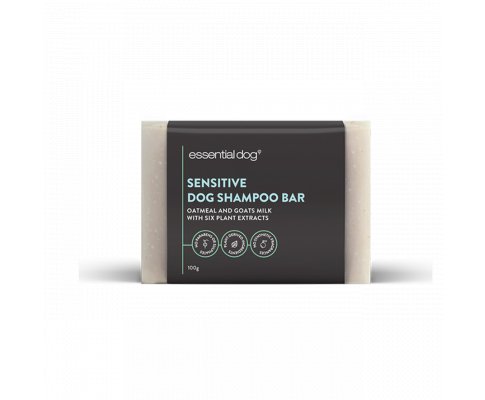 Essential Dog Sensitive Shampoo Bar (Oatmeal & Goatsmilk) Dog shampoo bar for sensitive skin Essential Dog Sensitive skin