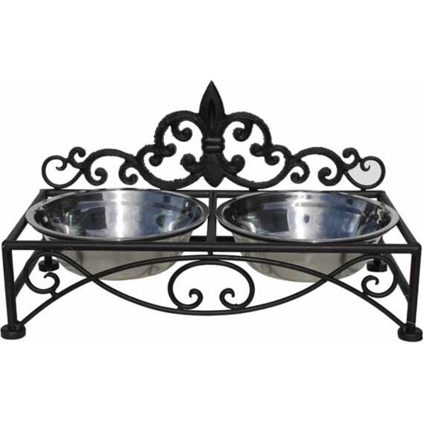 FIDO Dog Bowls and Metal stand - Victorian Style dog bowl Lavida