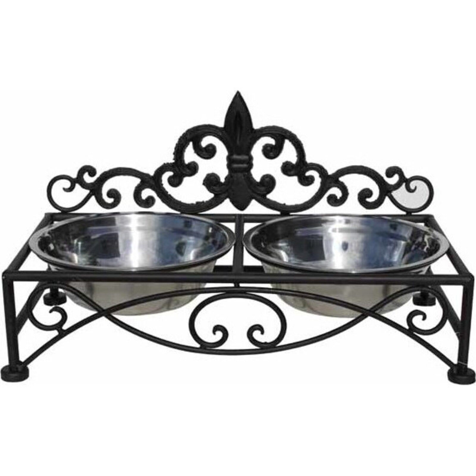 FIDO Dog Bowls and Metal stand - Victorian Style dog bowl Lavida