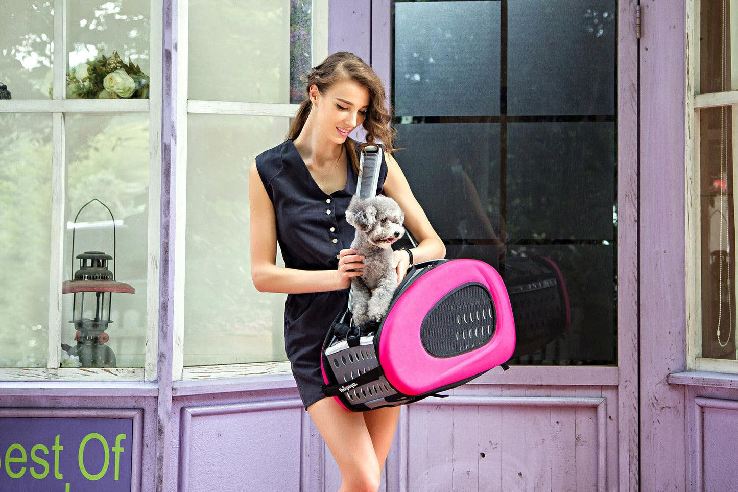 Ibiyaya 5-1 Combo Eva Pet Carrier/Pram/Stroller Chocolate. Stroller & Carrier Ibiyaya