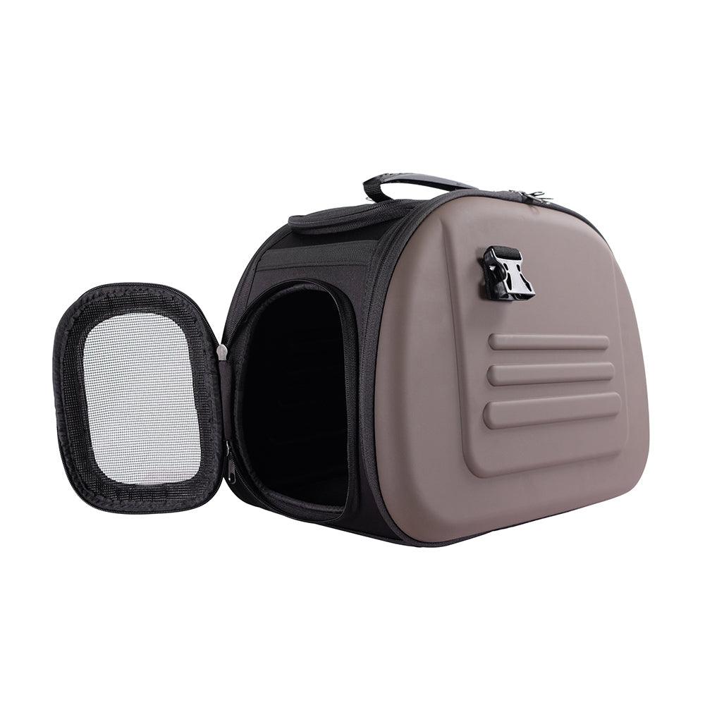 Ibiyaya Classic EVA Collapsible Pet Carrier - Beige Pet Carrier Ibiyaya Chocolate