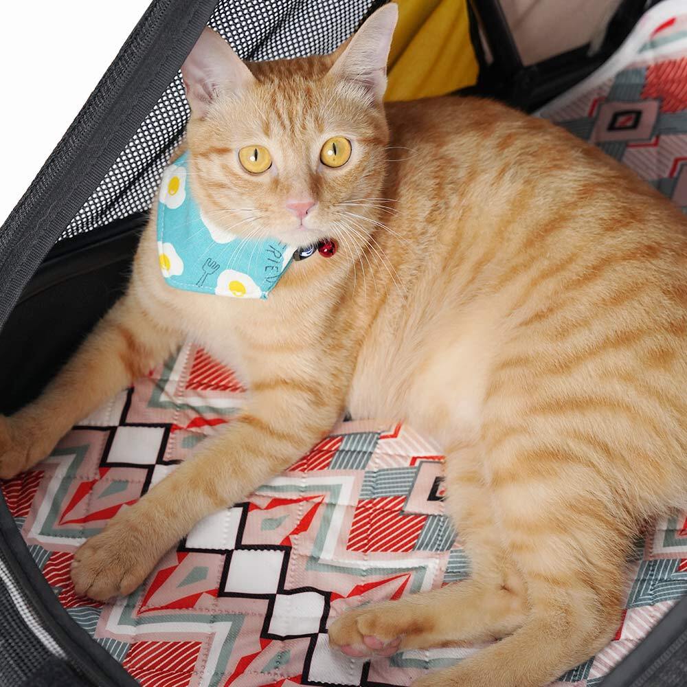 Ibiyaya EcoPaws Reusable Pet Underpad for Multiple including Strollers - BOHO pet stroller underpad Ibiyaya