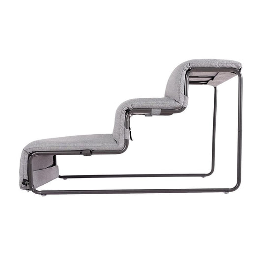 Ibiyaya Everest II Pet Stairs for Dogs & Cats, Nimbus Grey Pet Care > Dog Supplies Ibiyaya