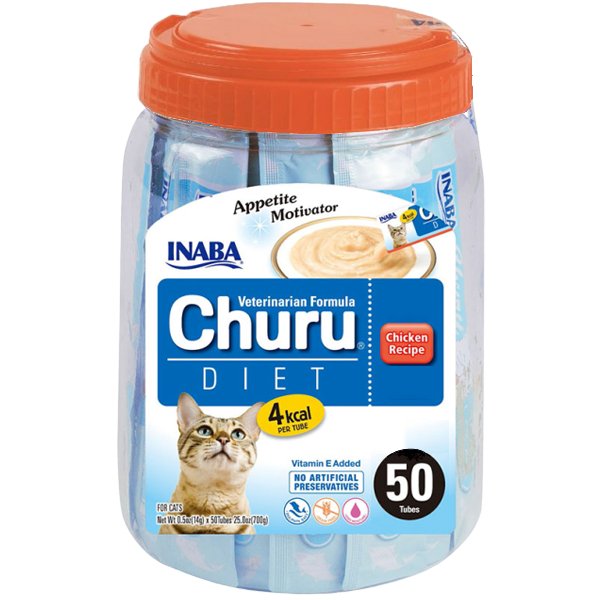 Inaba Churu Diet Chicken Recipe 50Tubes Woofy and Whiskers