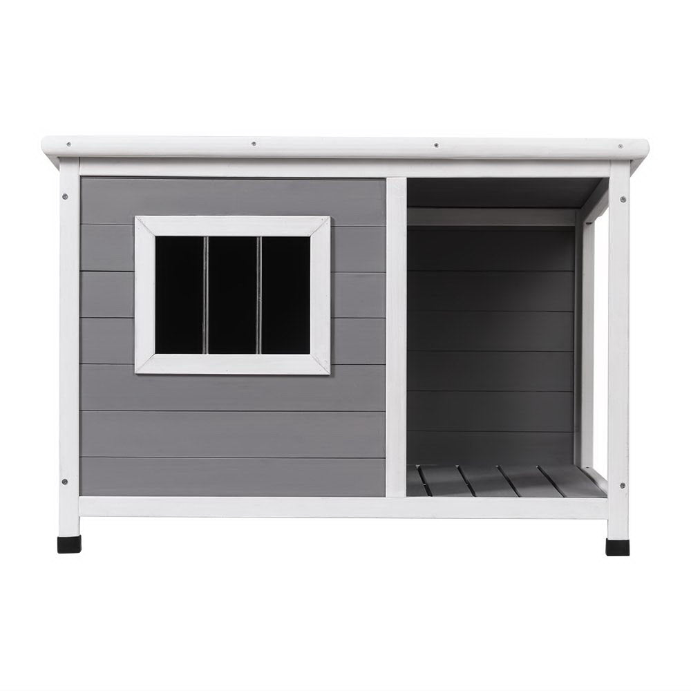 i.Pet Dog Kennel House Large Wooden Outdoor Pet Kennels Indoor Puppy Cabin Log Pet Care > Dog Supplies > Dog Kennels ipet