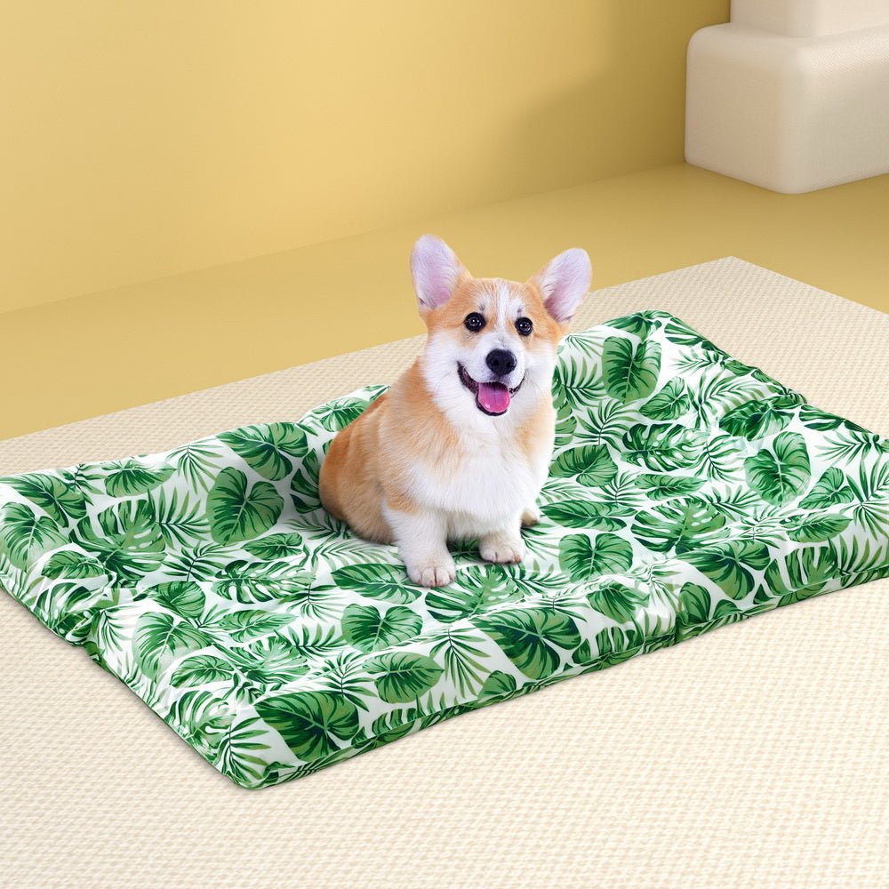 i.Pet Pet Cooling Mat Gel Dog Cat Self-cool Puppy Pad Large Bed Summer Green Pet Care > Dog Supplies > Dog Beds ipet