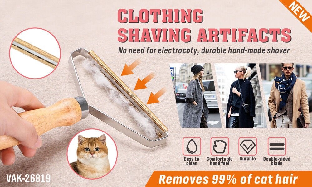 Lint Remover For Pet Hair Cat & Dogs Clothes Shaver Fabric Brush Wool Roller Pet Care > Dog Supplies Woofy and Whiskers