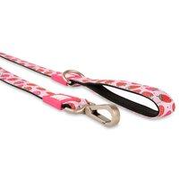 Max and Molly Dog Lead - Large Size - Various Designs - Woofy and Whiskers-Polyester-Quick drying neoprene- Heavy Duty Lobster claw metal clip- Pet Care > Dog Supplies Max & Molly Urban Pets Strawberry Dream Large