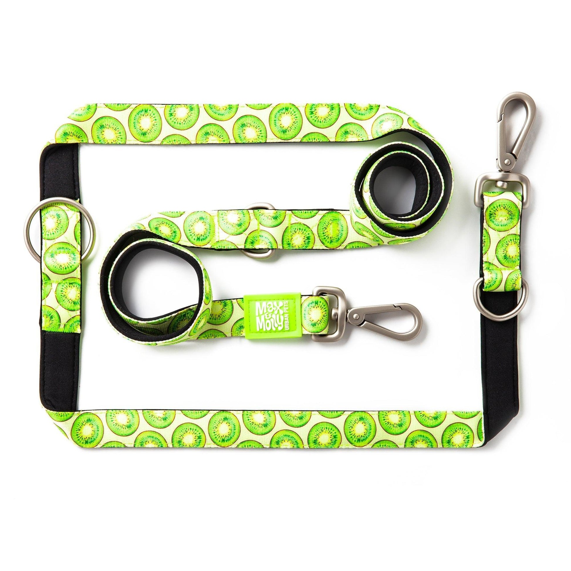 Max and Molly Dog Lead - Large Size - Various Designs - Woofy and Whiskers-Polyester-Quick drying neoprene- Heavy Duty Lobster claw metal clip- Pet Care > Dog Supplies Max & Molly Urban Pets