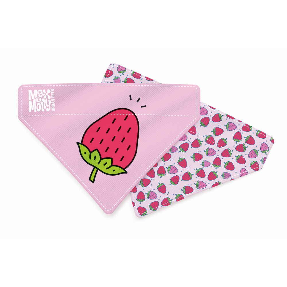 Max & Molly Bandanas for Cats & Dogs - Small Max & Molly Urban Pets Strawberries