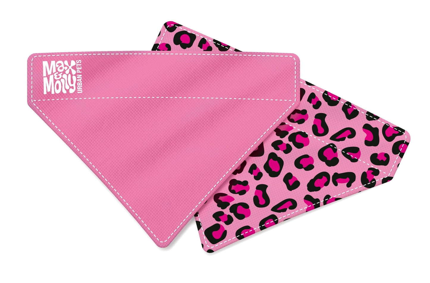 Max & Molly Bandanas for Cats & Dogs - Small Max & Molly Urban Pets Pink Leopard