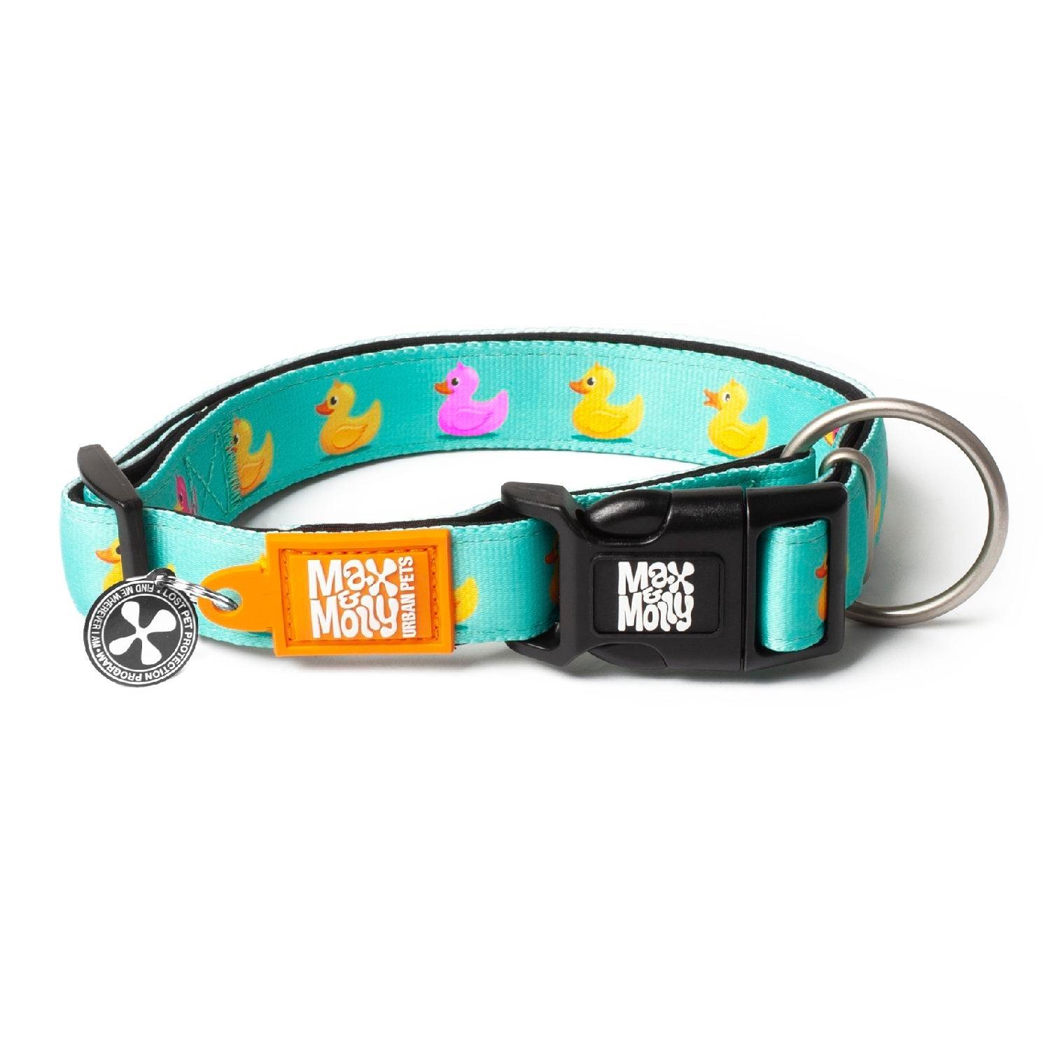 Max & Molly Smart ID Dog Collar - Various Designs Dog Collar Max & Molly Urban Pets X Small ducklings