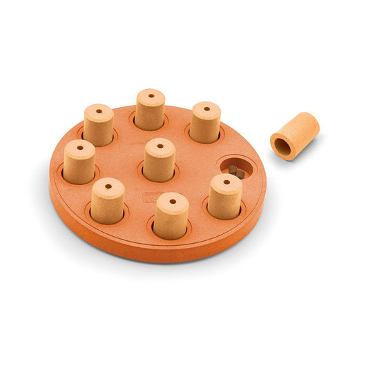 Nina Ottosson Dog Smart Wooden Interactive Dog Game & Toy - Orange Dog toys Nina Ottoson Nina Ottosson Smart Interactive Dog Toy in Wooden Composite -Orange