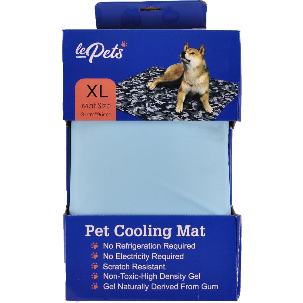 Pet Cooling Mat-Gel-Self Cooling-Scratch resistant-Non Toxic-Natural Pet Care > Dog Supplies Le Pets X Large Blue