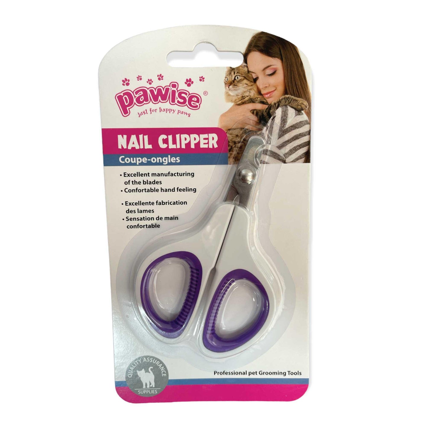 Pet Nail Clipper Dog Cat Claw Cutter Rounded Scissors Small Grooming Tool Pet Nail Clippers Woofy and Whiskers