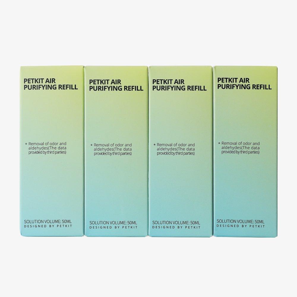 PETKIT Concentrated Air Purifying Refill 50Ml x4 (Essential Replacement For Pura X Automated Litter Box) Pet Care > Cleaning & Maintenance Petkit