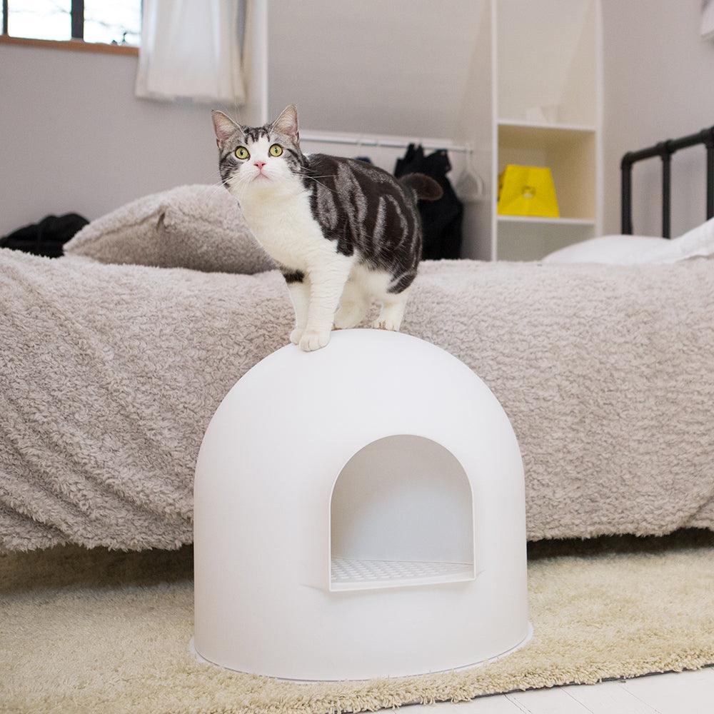 PIDAN Igloo Cat Litter Box - White Pet Care > Cleaning & Maintenance Pidan