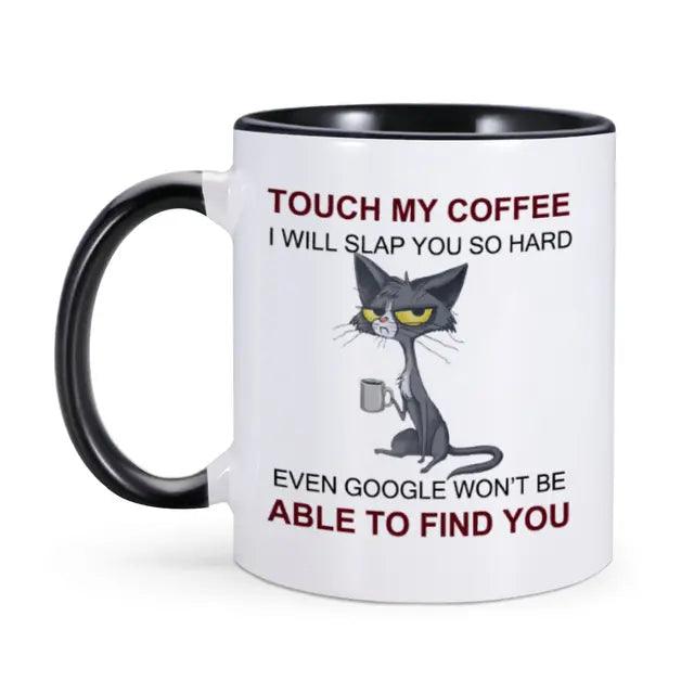sarcastic coffee mugs -Grumpy Cat Mug Hilarious Ceramic Coffee mug mug Grumpy Cat Black 11oz