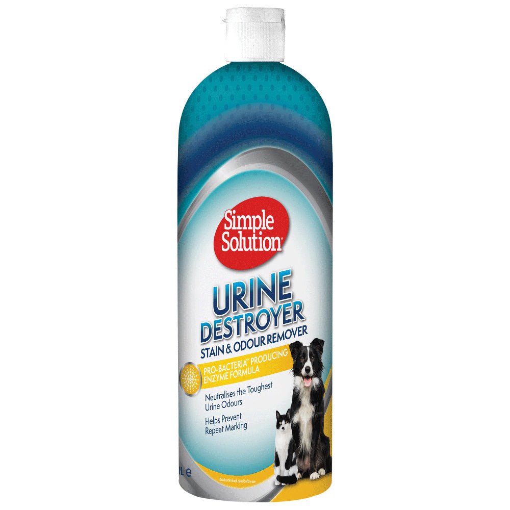 Simple Solution Urine Destroyer & Odour Neutraliser for Cats & Dogs 1 Litre Pet Urine Cleaner Simple Solutions