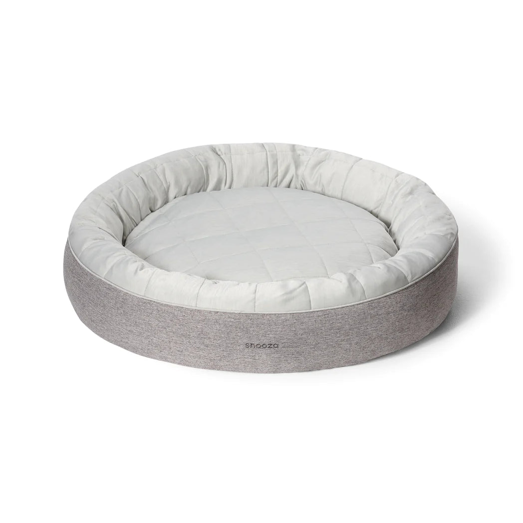 Snooza – Cooling Comfort Cuddler – Powder Grey - Cooling dog bed Snooza