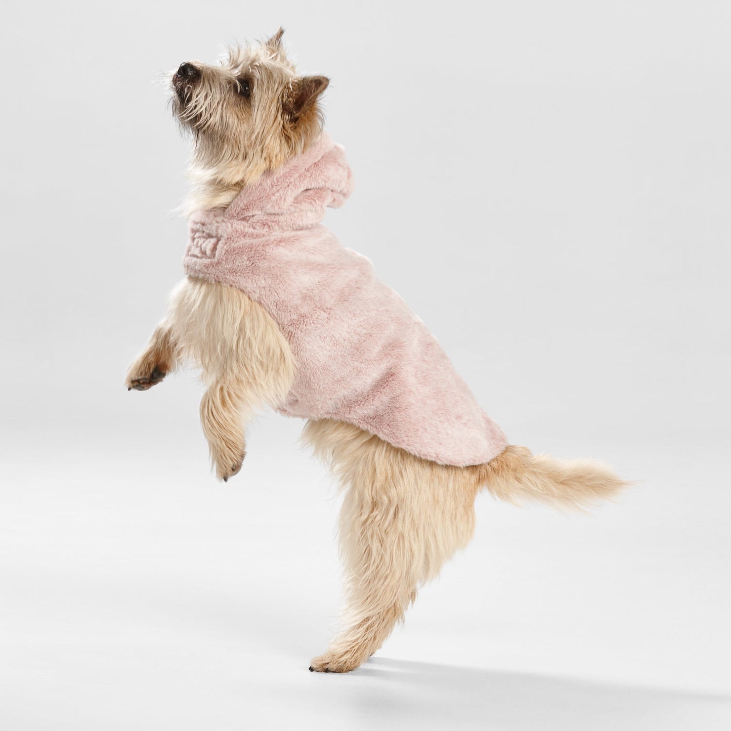 Snooza Wear – Faux Fur Hooded Coat – Pink Dog Apparel Snooza
