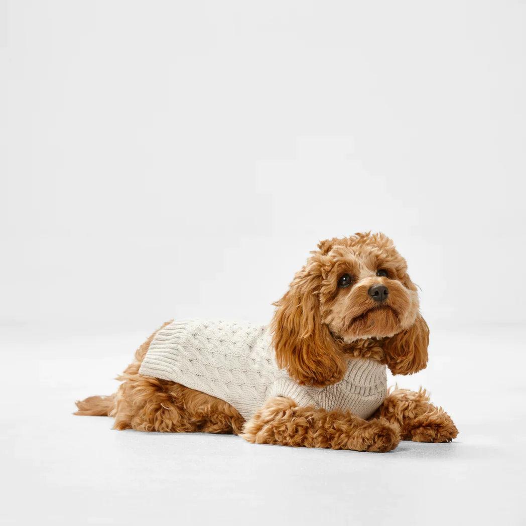 Snooza Wear – RPET Knit Polo – Red-Large-Warm-Eco Friendly Dog Apparel Snooza